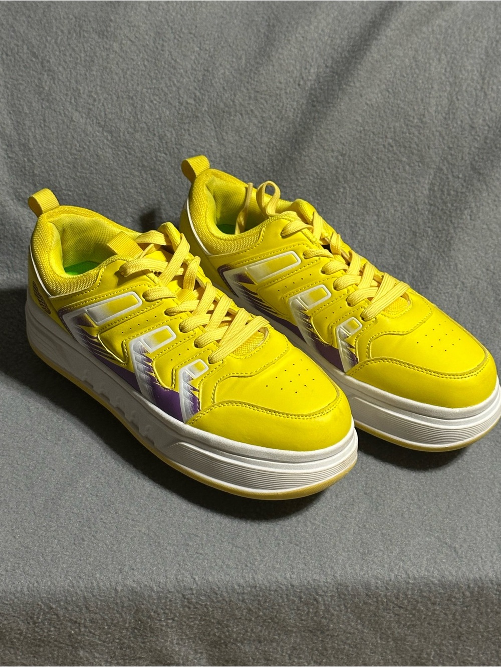 Yellow Women's Roller Skate Shoes